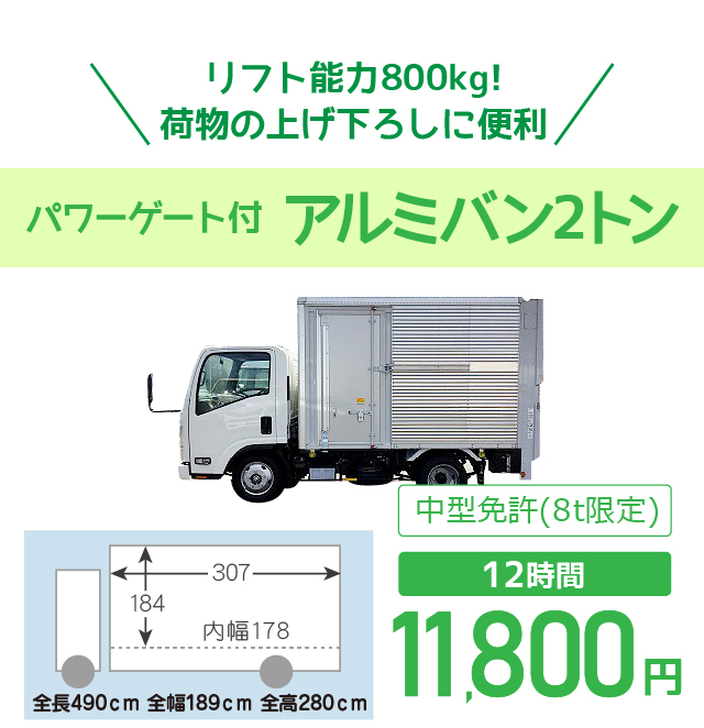 2トン車用荷台のパワーゲート部分だけ切断1.5万円売り売り -